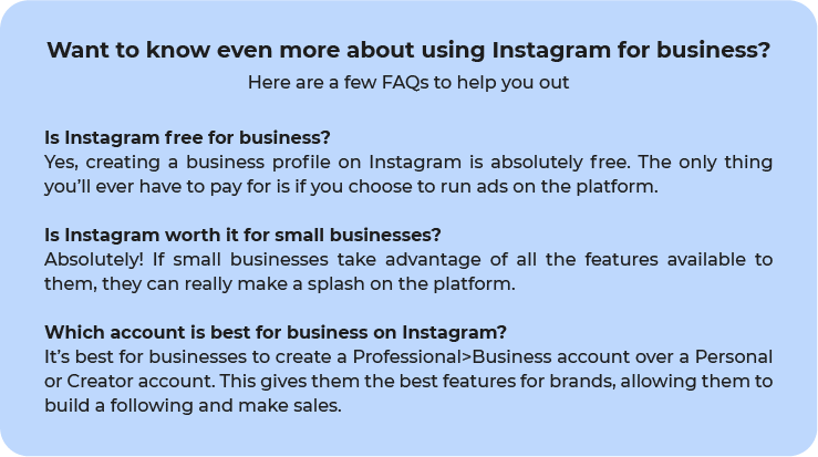 Instagram for Business FAQ - Route Mobile