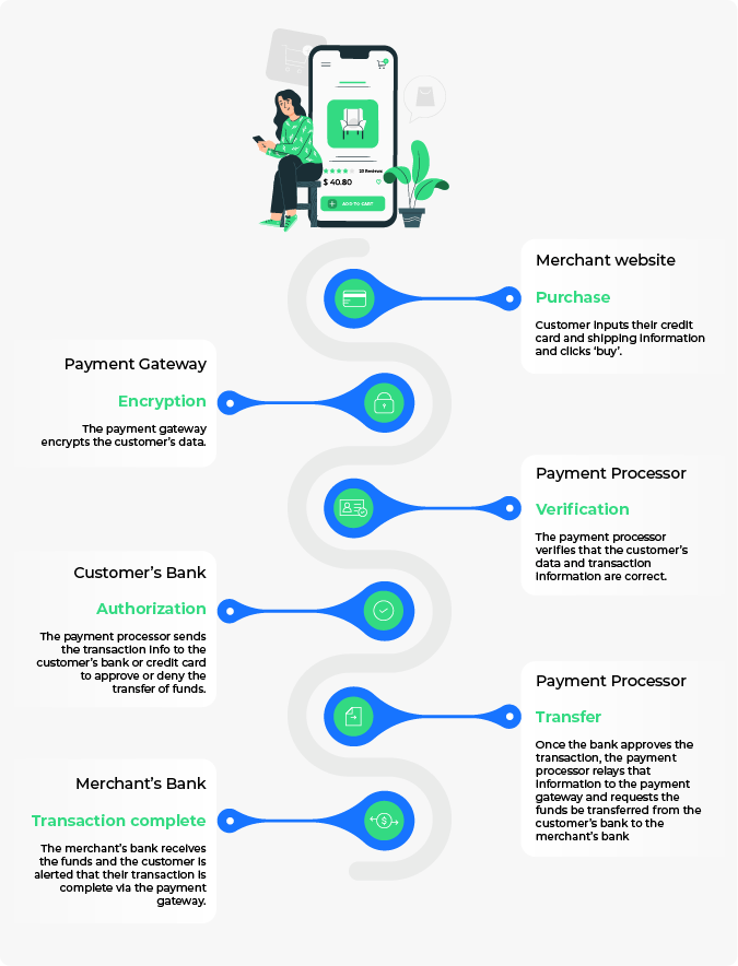 Payment-as-a-Service flow of work