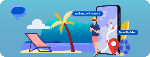 Using RCS Business Messaging in travel and hospitality industry