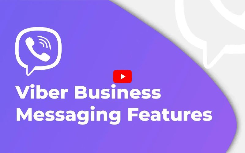 Watch our video on Viber Business Messaging